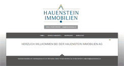 Desktop Screenshot of hauensteinimmo.ch